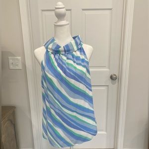 Sail to Sable Cowl Neck Sleeveless Top Size Small